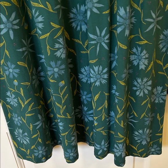 Gudrun Sjöden Forest Green Floral Midi Dress - Picture 5 of 8